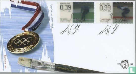 FDC E529 Olympische Spelen 2006 NL onbeschreven, Postzegels en Munten, Postzegels | Eerstedagenveloppen, Ophalen of Verzenden