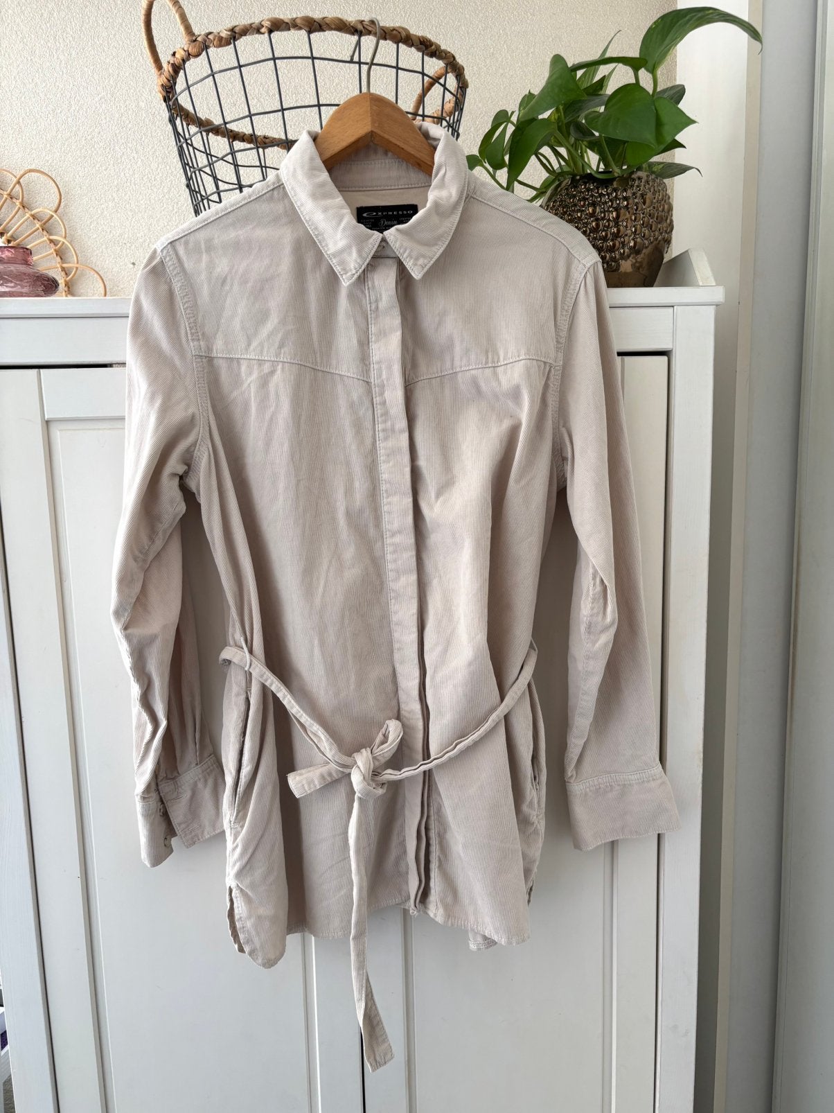 Expresso blouse maat 40, Ophalen of Verzenden, Zo goed als nieuw, Maat 38/40 (M), Beige