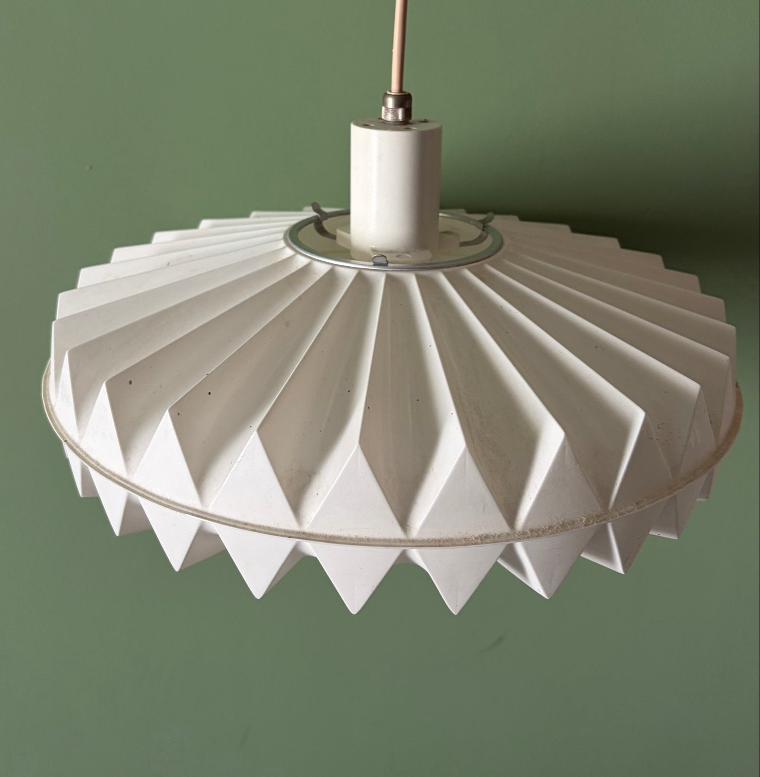 Erco Vintage Plafondlamp - Jaren '60 Design, Ophalen, Gebruikt, Kunststof, E27 (groot)