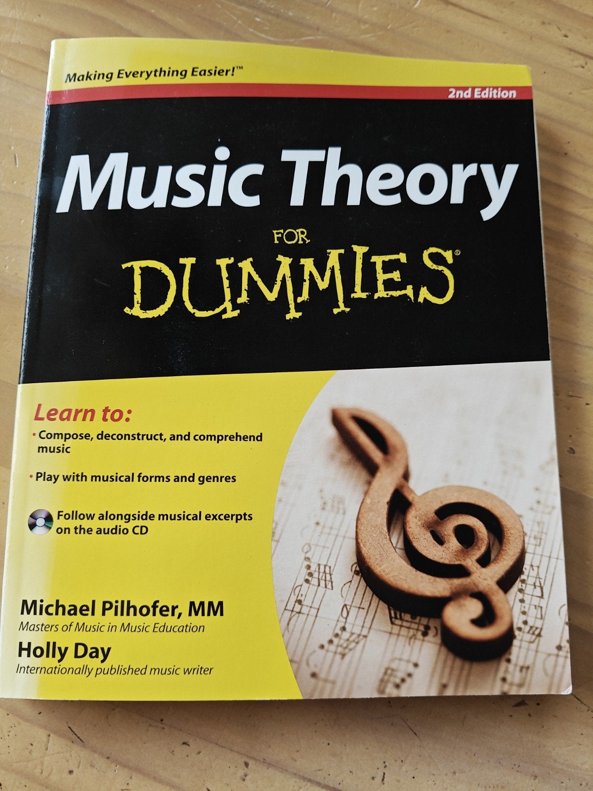 Music Theory for Dummies - 2nd Edition, Boeken, Muziek, Ophalen of Verzenden, Gelezen, Algemeen, Michael Pilhofer, Holly Day
