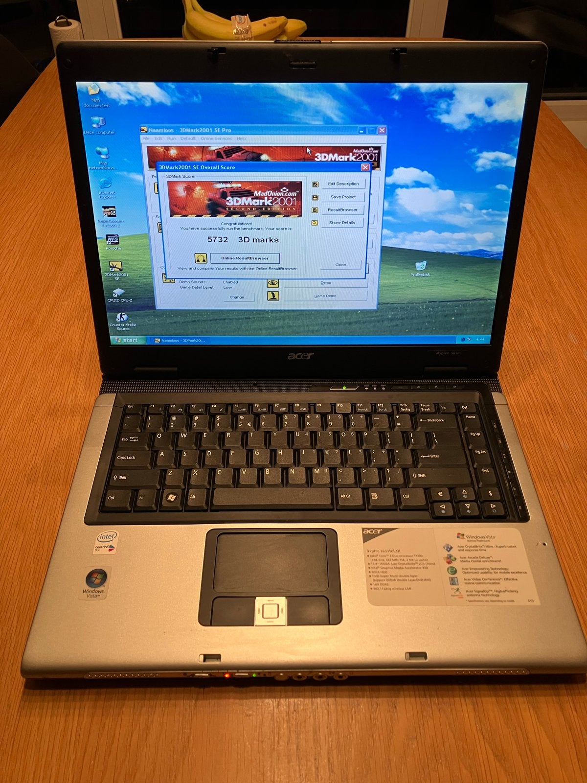 Acer Aspire 5630 Windows XP Laptop - Vintage Gaming, Computers en Software, Vintage Computers, Ophalen of Verzenden