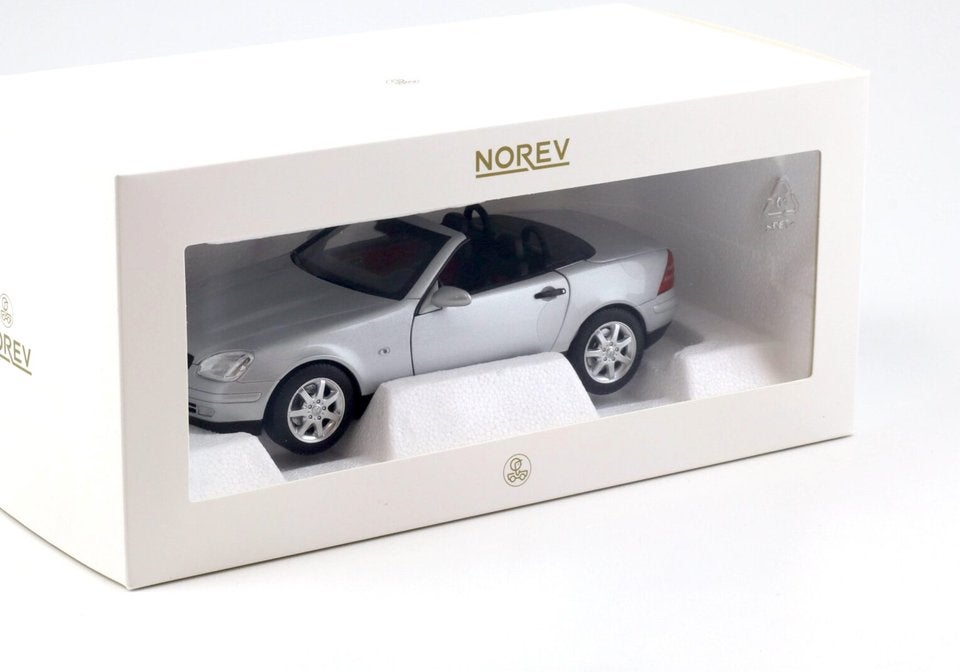 Mercedes-Benz SLK 1996 Zilver schaal 1/18 NOREV Ref. 183020, Verzenden, Nieuw, Auto, Norev