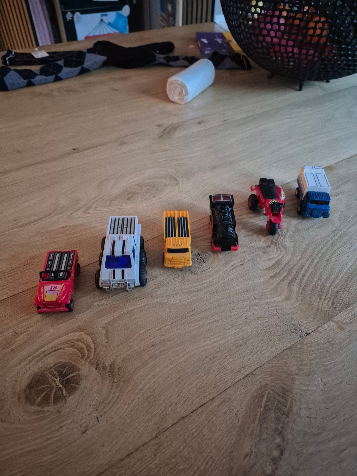 7 Go-Bots Gobot Transformers, Overige generaties, Ophalen of Verzenden, Gebruikt, Overige rassen