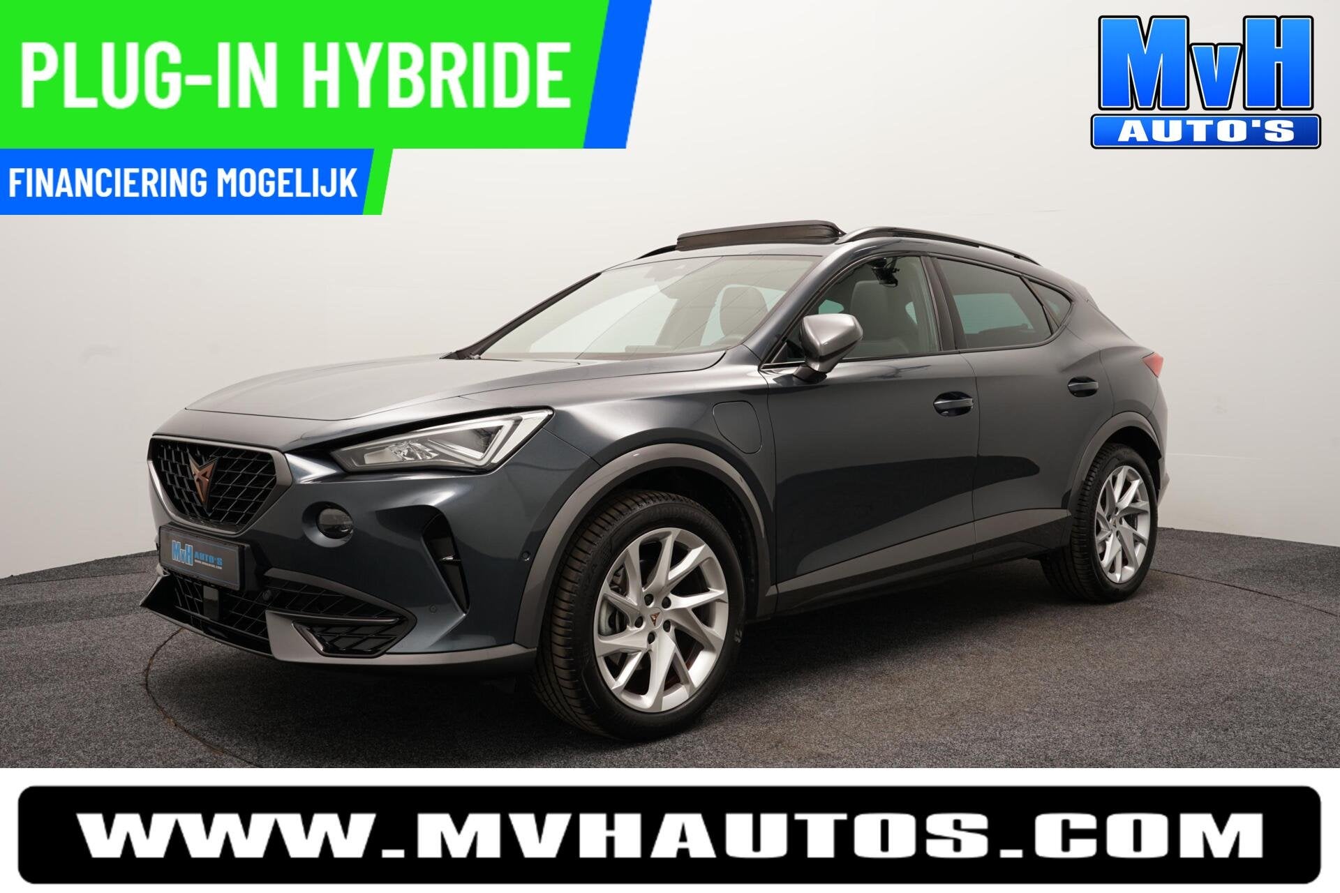 CUPRA Formentor 1.4 PHEV|PANO|STUUR.VERW|CAM|ACC|LED|SOH98%, Gebruikt, 4 cilinders, Leder en Stof, Automatische klimaatregeling