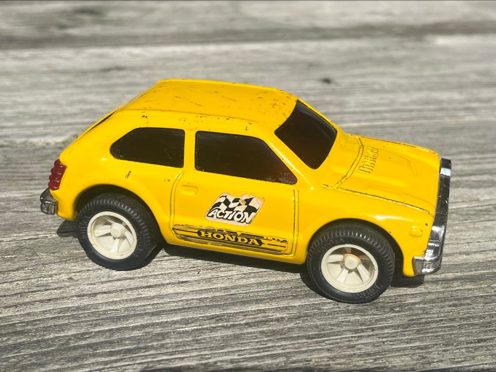 Tonka Honda Civic Blikken Speelgoedauto Jaren '70, Ophalen of Verzenden, Gebruikt