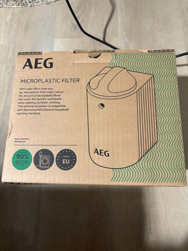 AEG Microplastic Filter (A9WHMIC1) voor Wasmachines Nieuw, Ophalen of Verzenden, Nieuw