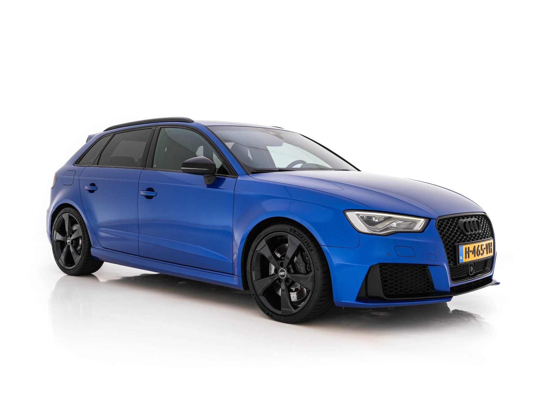 Audi RS3 Sportback 2.5 TFSI Quattro Pro Line Plus Black Opti, Auto's, Audi, Automaat, Gebruikt, Blauw, Leder