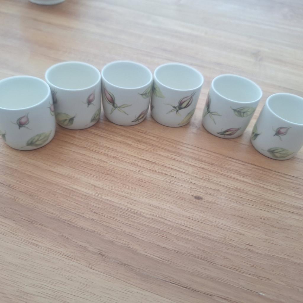 6 eierdopjes van Jet by ter Steege, Ophalen of Verzenden