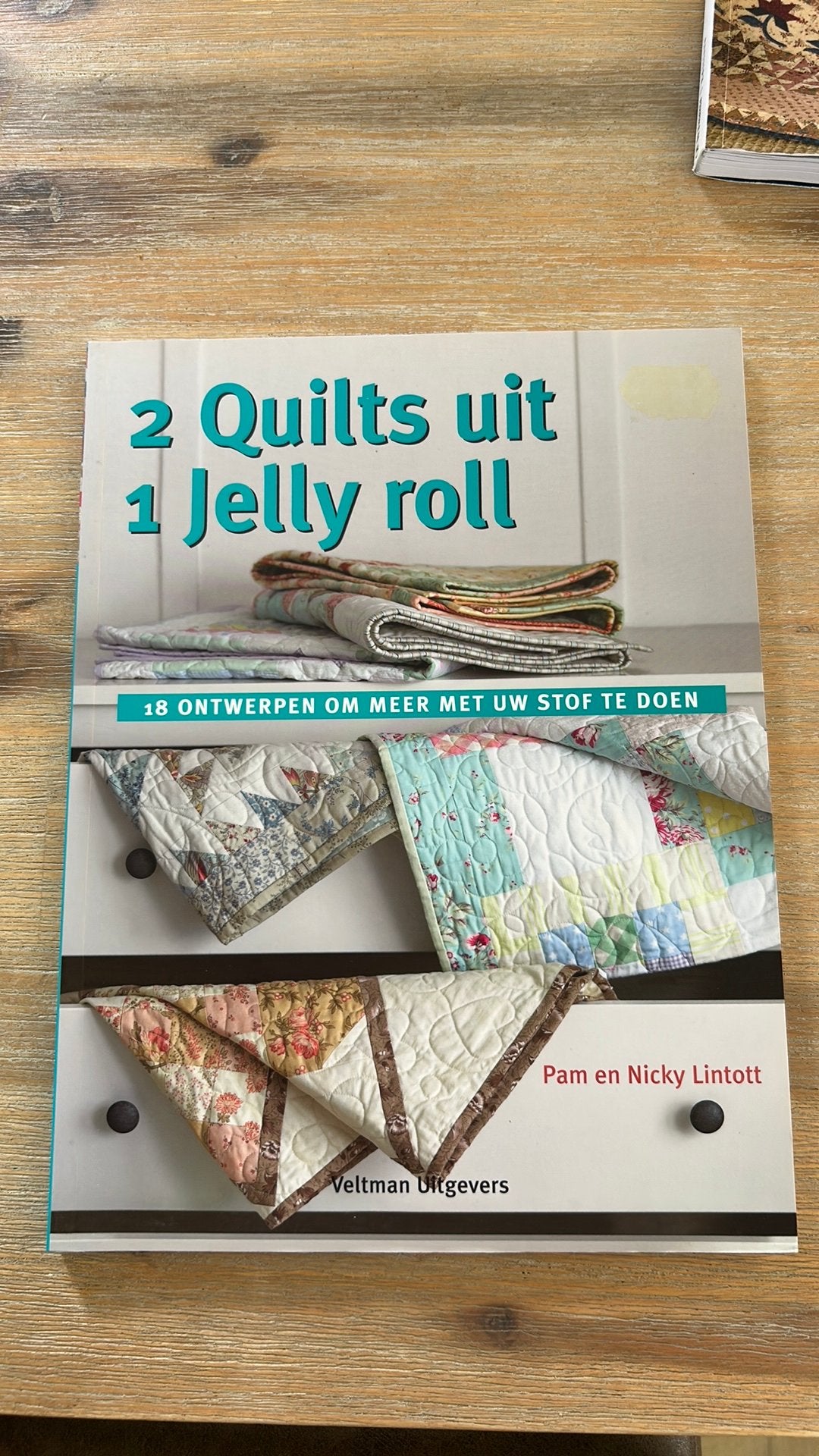 Nicky Lintott - 2 Quilts uit 1 Jelly roll, Boeken, Ophalen of Verzenden, Zo goed als nieuw, Borduren en Naaien, Nicky Lintott; Pam Lintott
