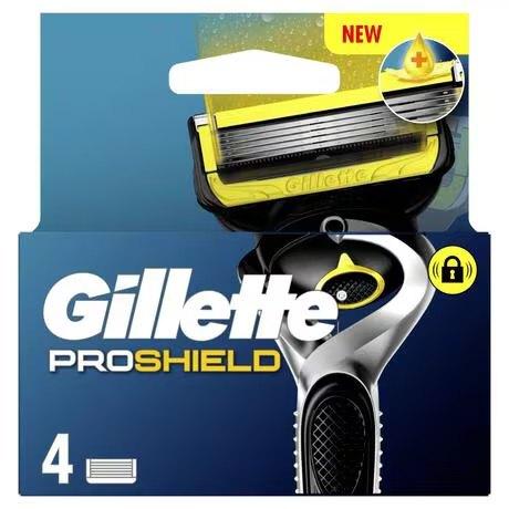 Gillette Fusion5 ProShield Base Scheermesjes - 4 stuks, Ophalen, Nieuw, Gehele gezicht