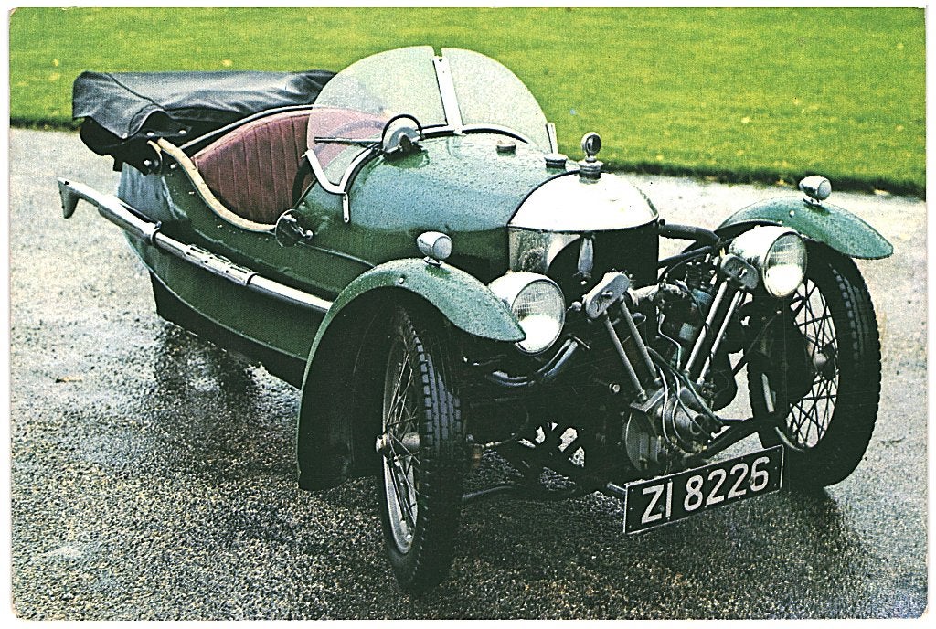 805589 Vintage auto oldtimer Morgan 1931 Onbeschreven, Ophalen of Verzenden, 1960 tot 1980, Ongelopen, Voertuig