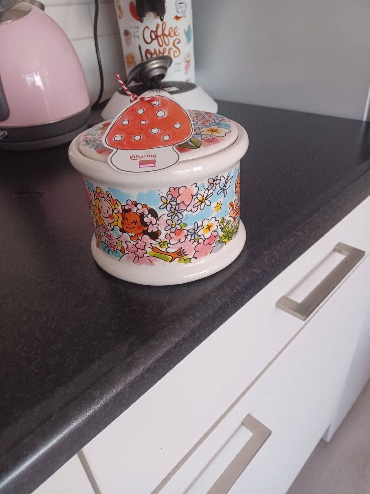 Nieuwe voorraadpot Blond Amsterdam Efteling Droomvlucht., Ophalen, Nieuw, Aardewerk, Overige typen