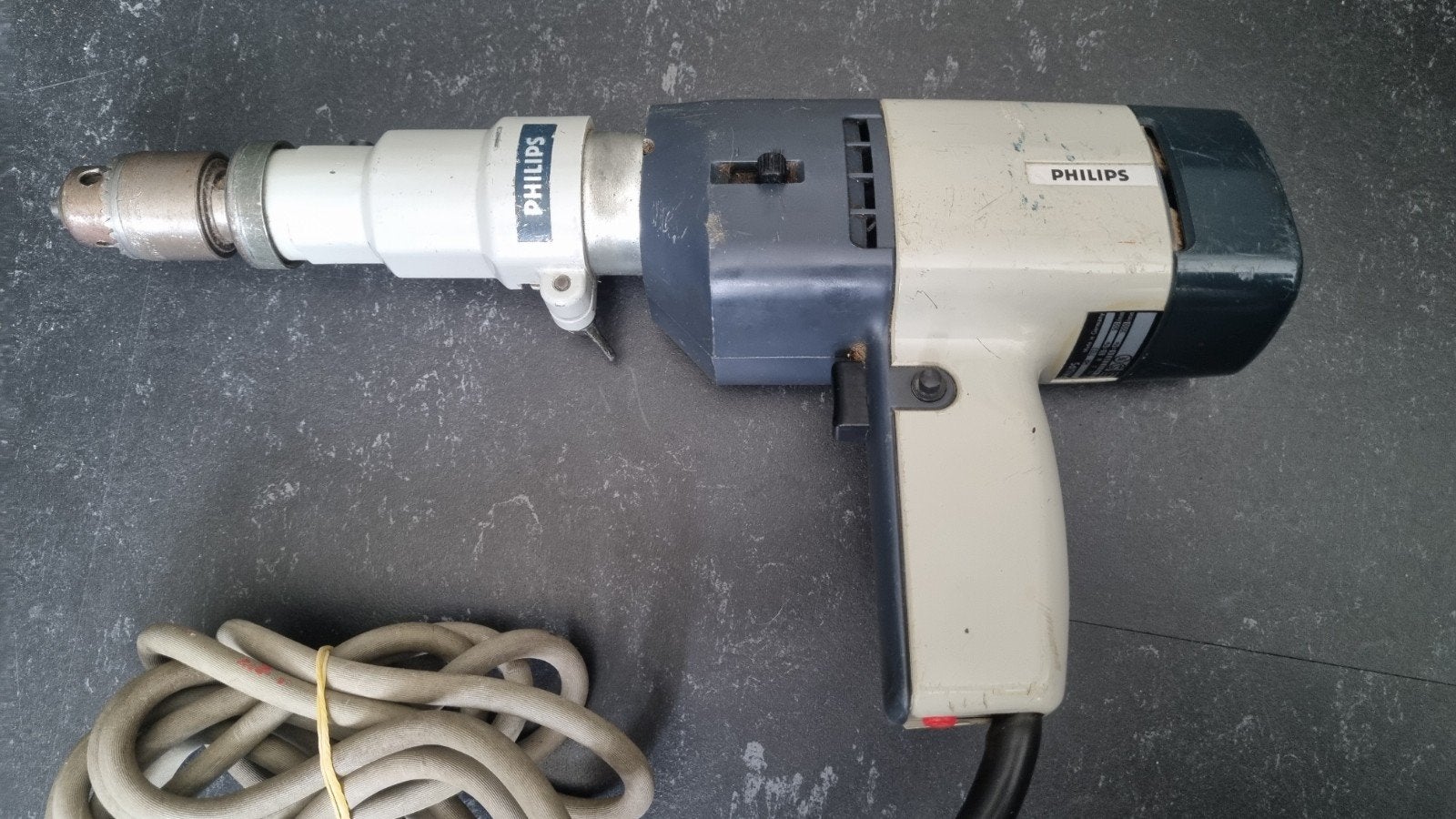 Vintage Philips Boormachine - Krachtig en Betrouwbaar, Ophalen of Verzenden, Gebruikt, 600 watt of meer, Boormachine