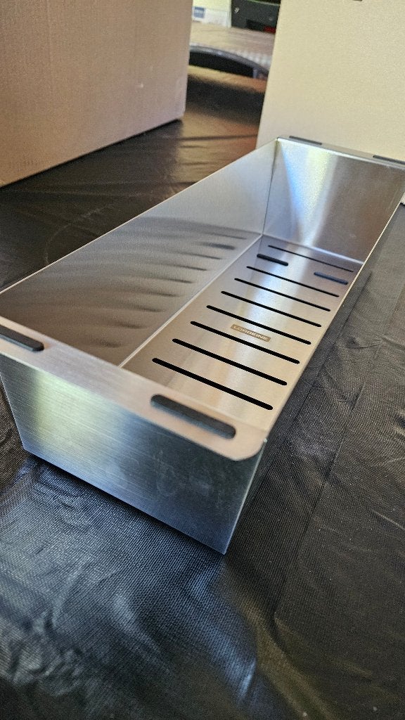 Lorreine Colan (ACCLORIB) spoelbak inzetbakje RVS – nieuw, Huis en Inrichting, Ophalen, Minder dan 50 cm, Lingewei 103-A 4004 LH Tiel Nederland