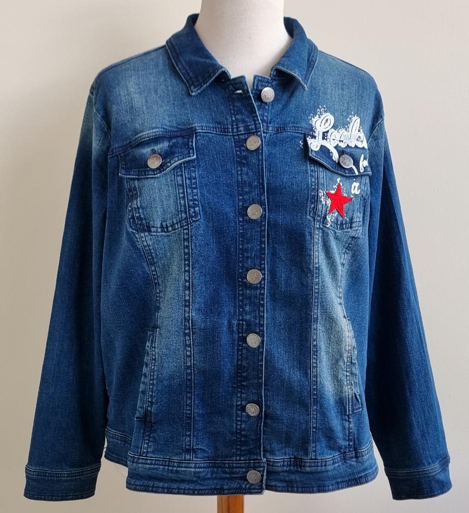 Angel of Style jeans jasje mt. 48, Kleding | Dames, Blauw, Maat 46/48 (XL) of groter, Ophalen of Verzenden, Zo goed als nieuw
