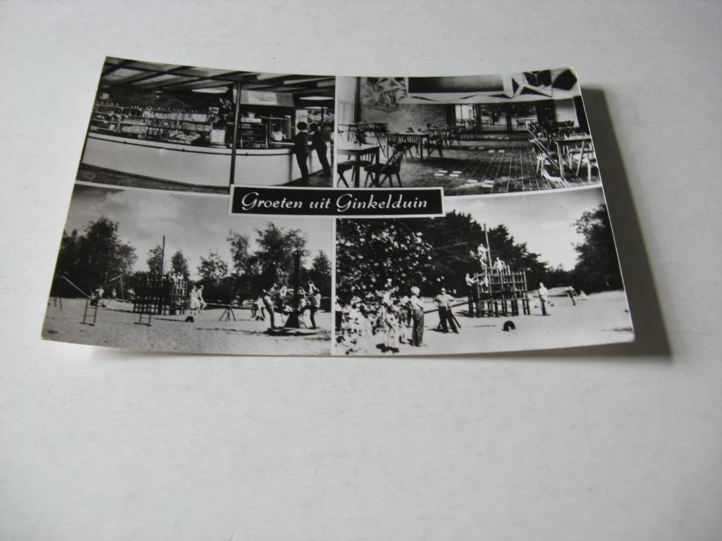 Groeten uit Ginkelduin 4 luik, Ophalen of Verzenden, Voor 1920, Gelopen, Noord-Brabant