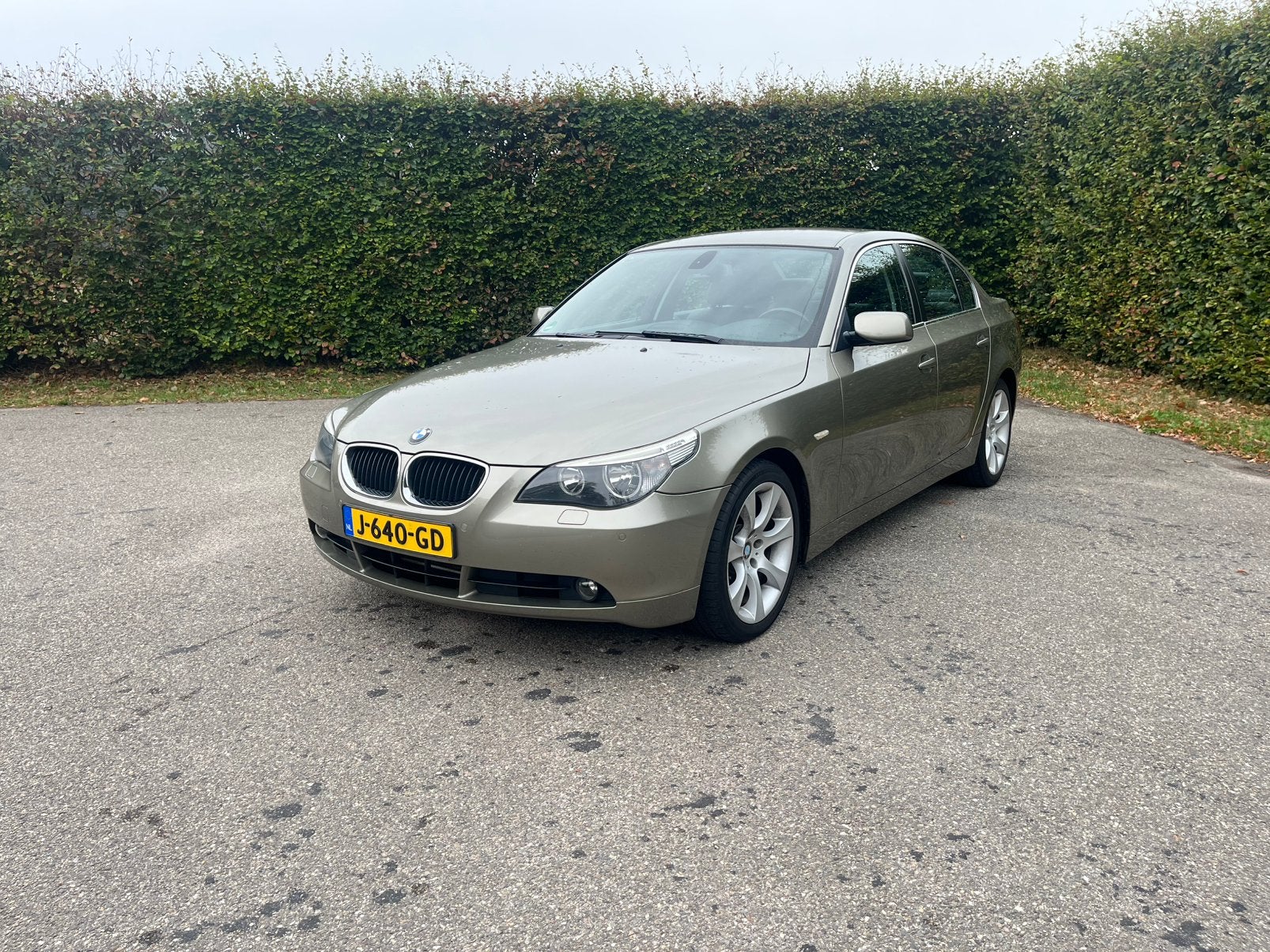 BMW E60 525i  automaat BJ 2005, Achterwielaandrijving, Zwart, 2497 cc, 2000 kg