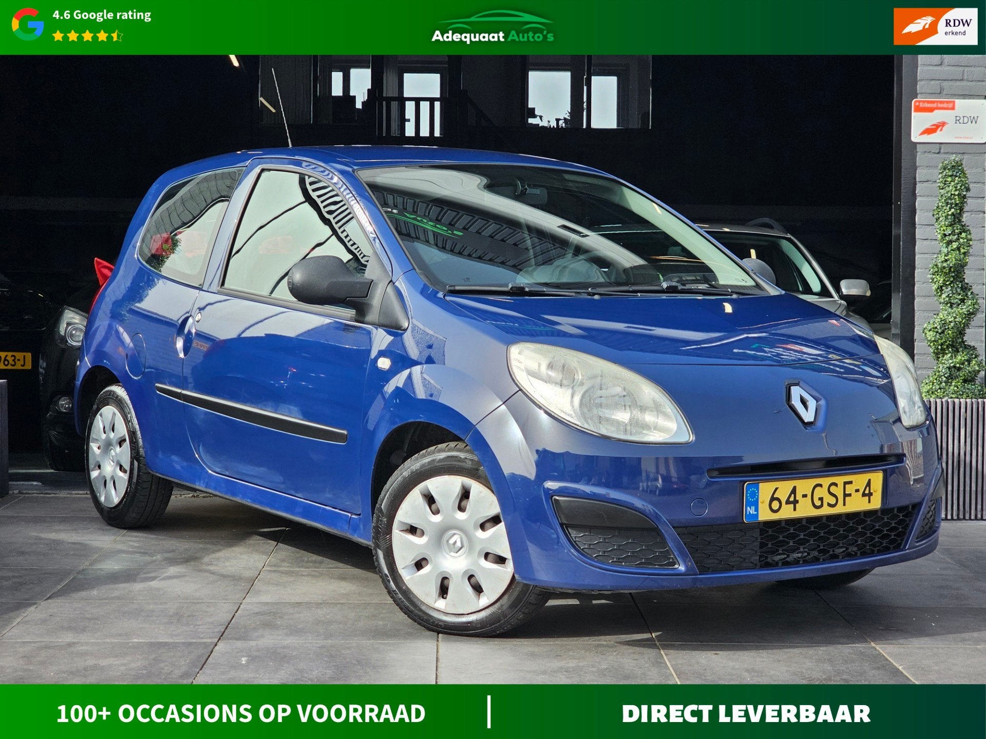Renault Twingo 1.2 Authentique|2e eig|NAP|Airco|El.Ramen|APK, Voorwielaandrijving, Gebruikt, 4 cilinders, Met garantie (alle)