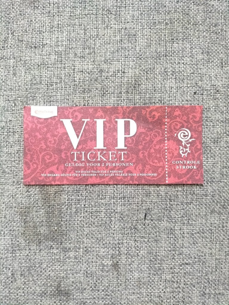 Vip ticket Efteling, Verzenden, Nieuw