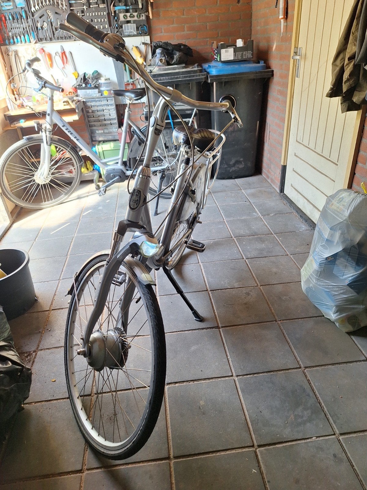 Gazelle gewone fiets - maat 49, 28 inch, Ophalen, Gebruikt, Velgrem, 47 tot 50 cm