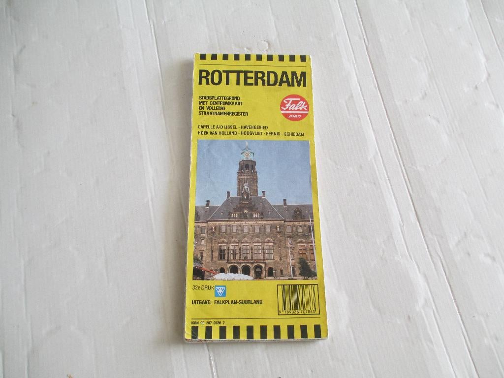 falkplan stadsplattegrond den haag, Boeken, Atlassen en Landkaarten, Gelezen, Ophalen of Verzenden, Landkaart, 1800 tot 2000