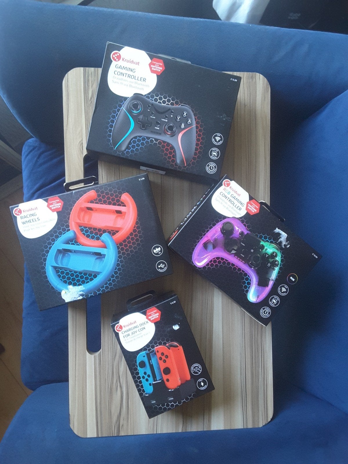 Game controller oplader switch nintendo, Ophalen of Verzenden, Nieuw