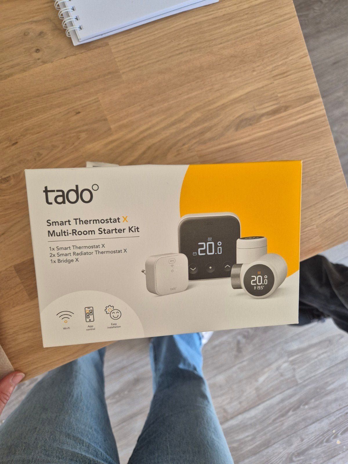 Tado Thermostaat set starter kit, Ophalen of Verzenden, Slimme thermostaat, Nieuw
