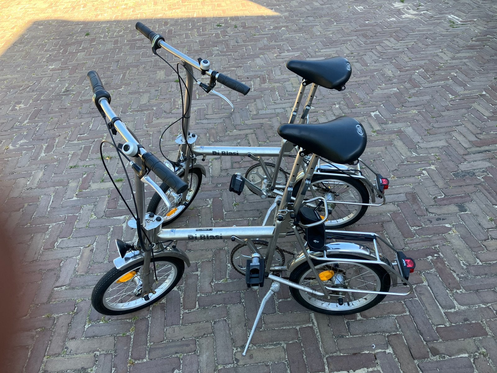 2 Di-Blasi R4S (roestvrij staal) vouwfietsjes, Watersport en Boten, Ophalen, Gebruikt