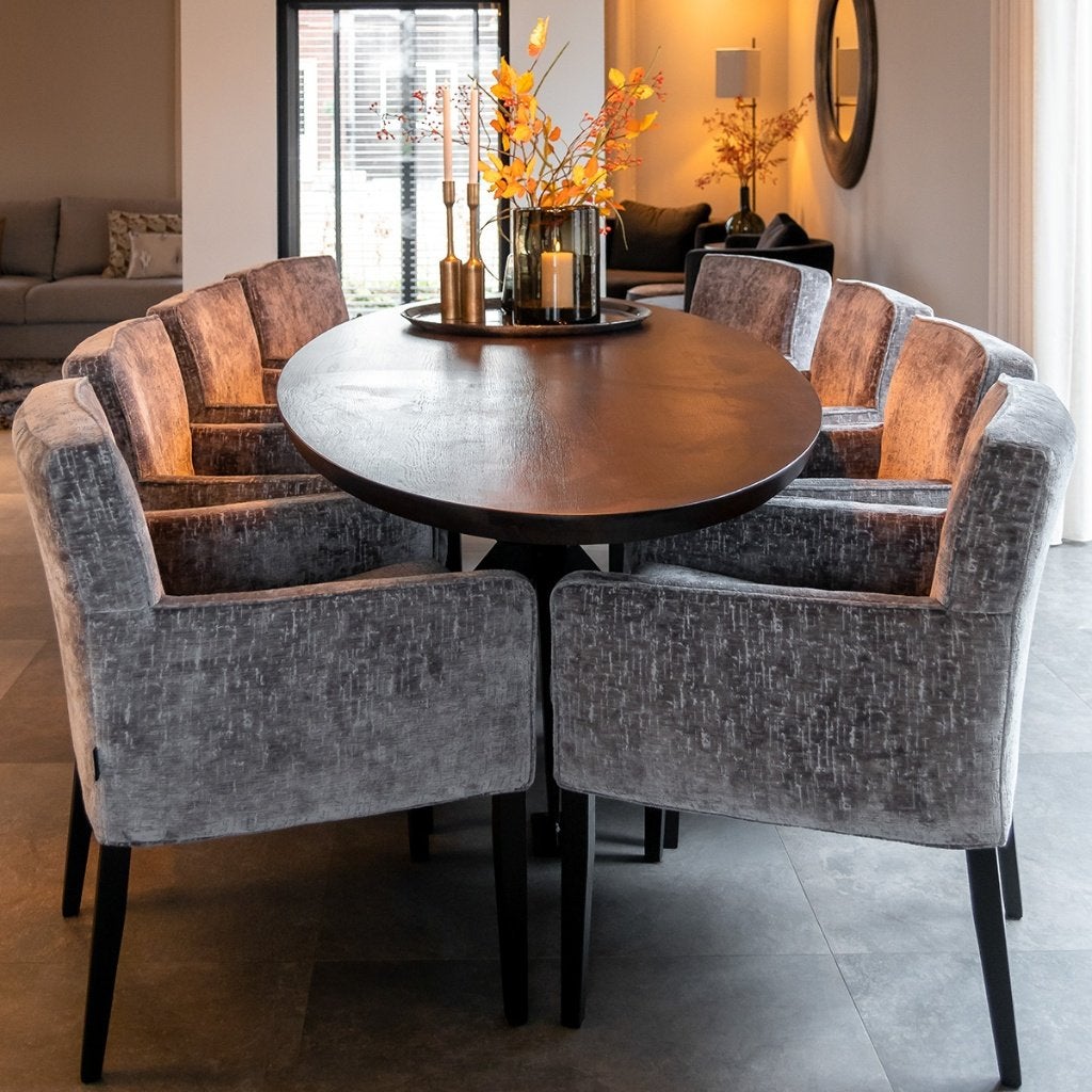 Marina stoelen en eettafelbank PMP Furniture, Ophalen, Overige kleuren, Nieuw, Stof