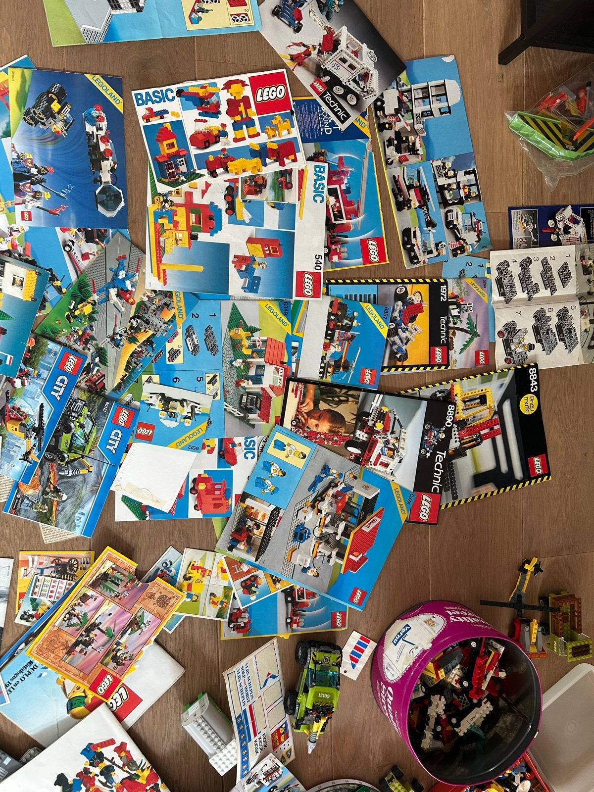 Vintage Lego modellen uit de jaren '80, Lego, Ophalen of Verzenden, Complete set, Inclusief instructies