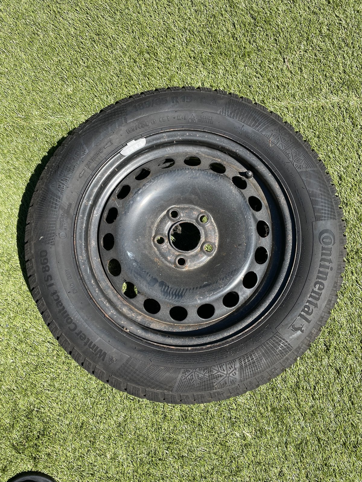 Winterbanden met velgen voor Volkswagen Polo, Auto-onderdelen, Ophalen, Gebruikt, 15 inch, Banden en Velgen