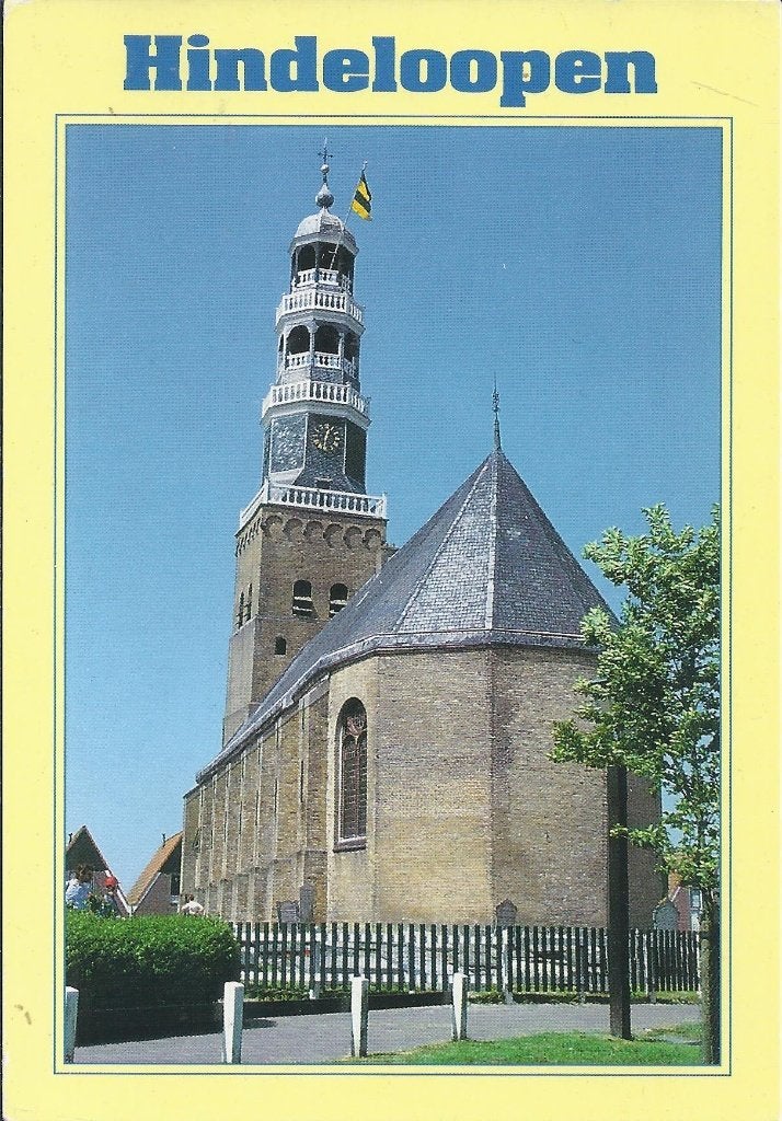 Hindeloopen gelopen ansichtkaart (7448), Ophalen of Verzenden, 1980 tot heden, Gelopen