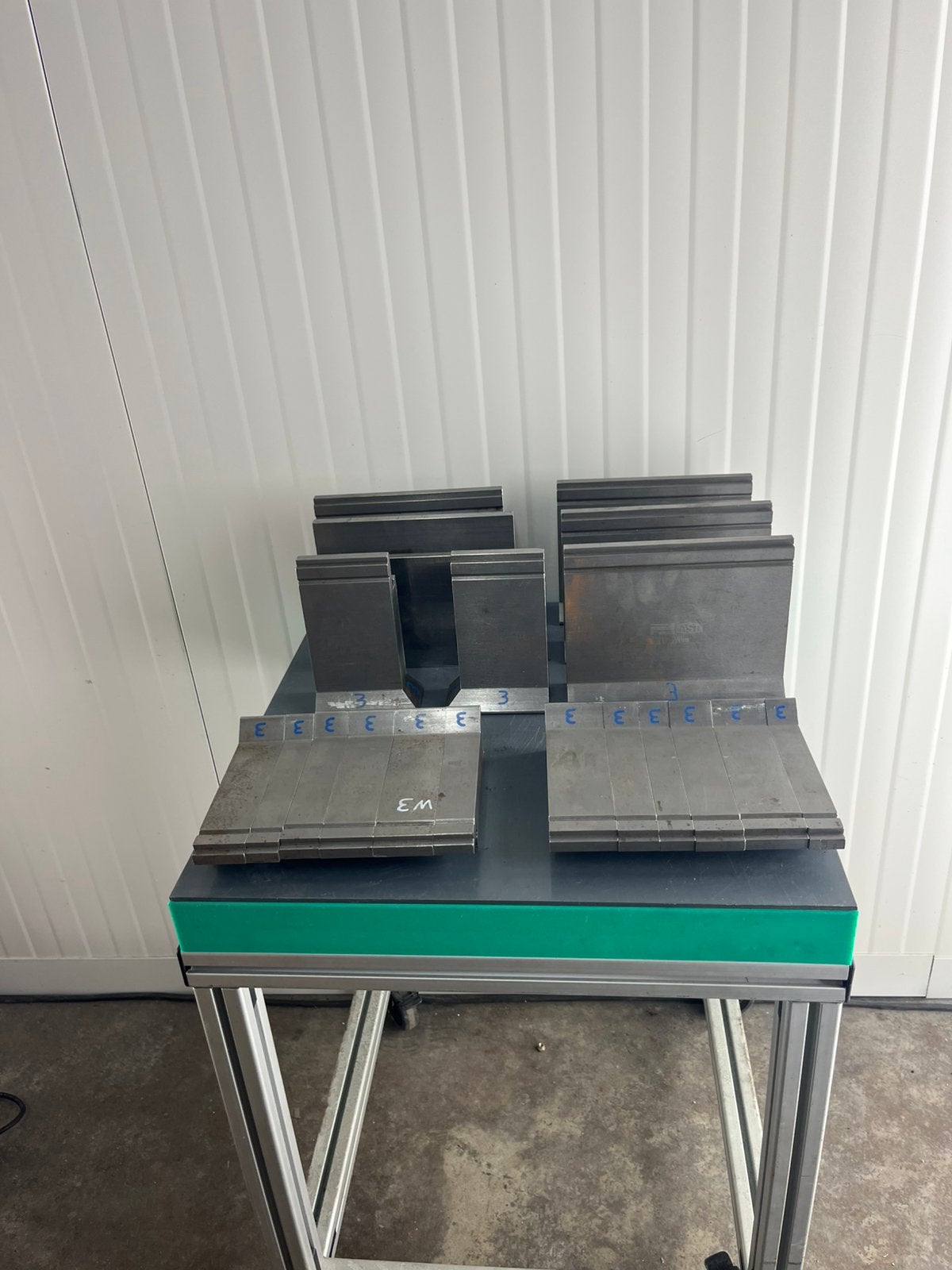 Set stalen buig-/zetgereedschap voor plaatbewerking, Ophalen, 250 mm of meer