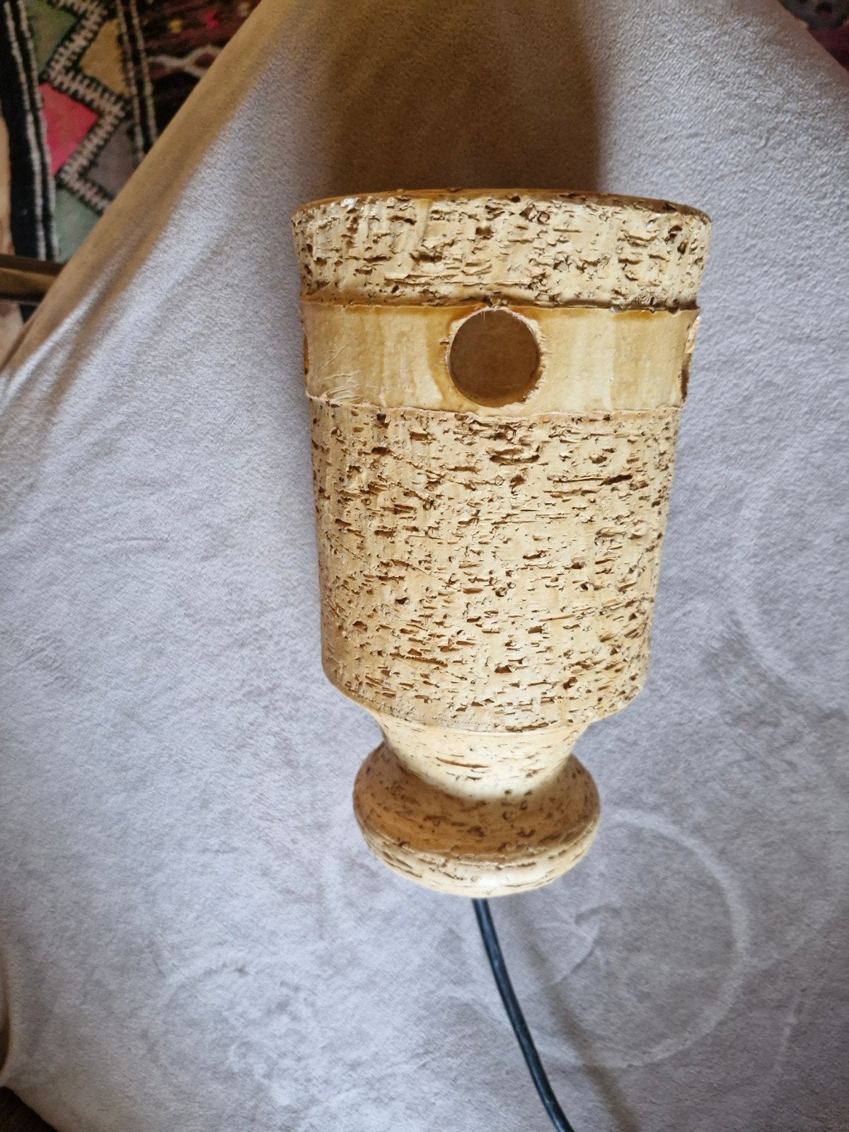 VINTAGE KERAMISCHE HANGLAMP 70S, Ophalen of Verzenden