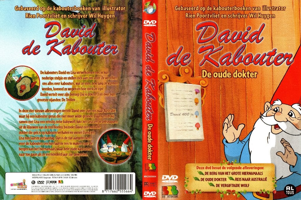 David de kabouter, De oude dokter, Cd's en Dvd's, Alle leeftijden, Ophalen of Verzenden, Zo goed als nieuw