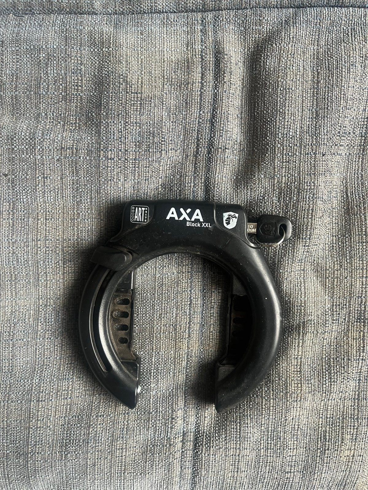 AXA Block XXL Ringslot - ART2 Gekeurd Fietsslot, Ophalen, Zo goed als nieuw, Ringslot