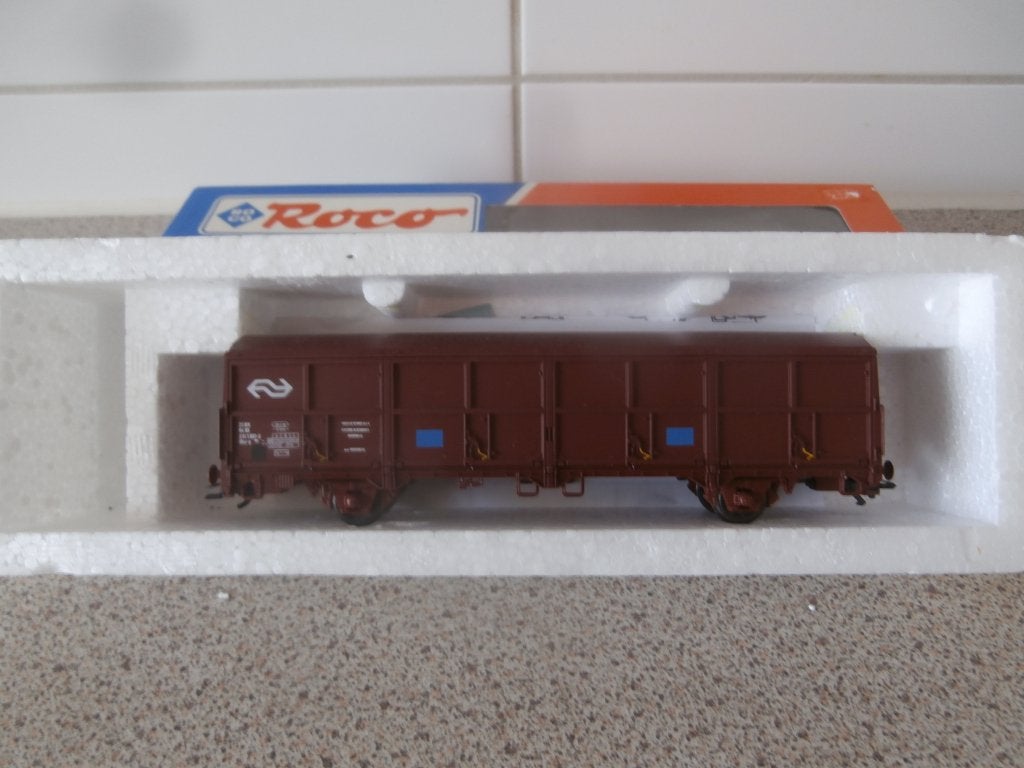 NS goederenwagon ROCO 46342, Gelijkstroom, Wagon, Ophalen of Verzenden, Roco