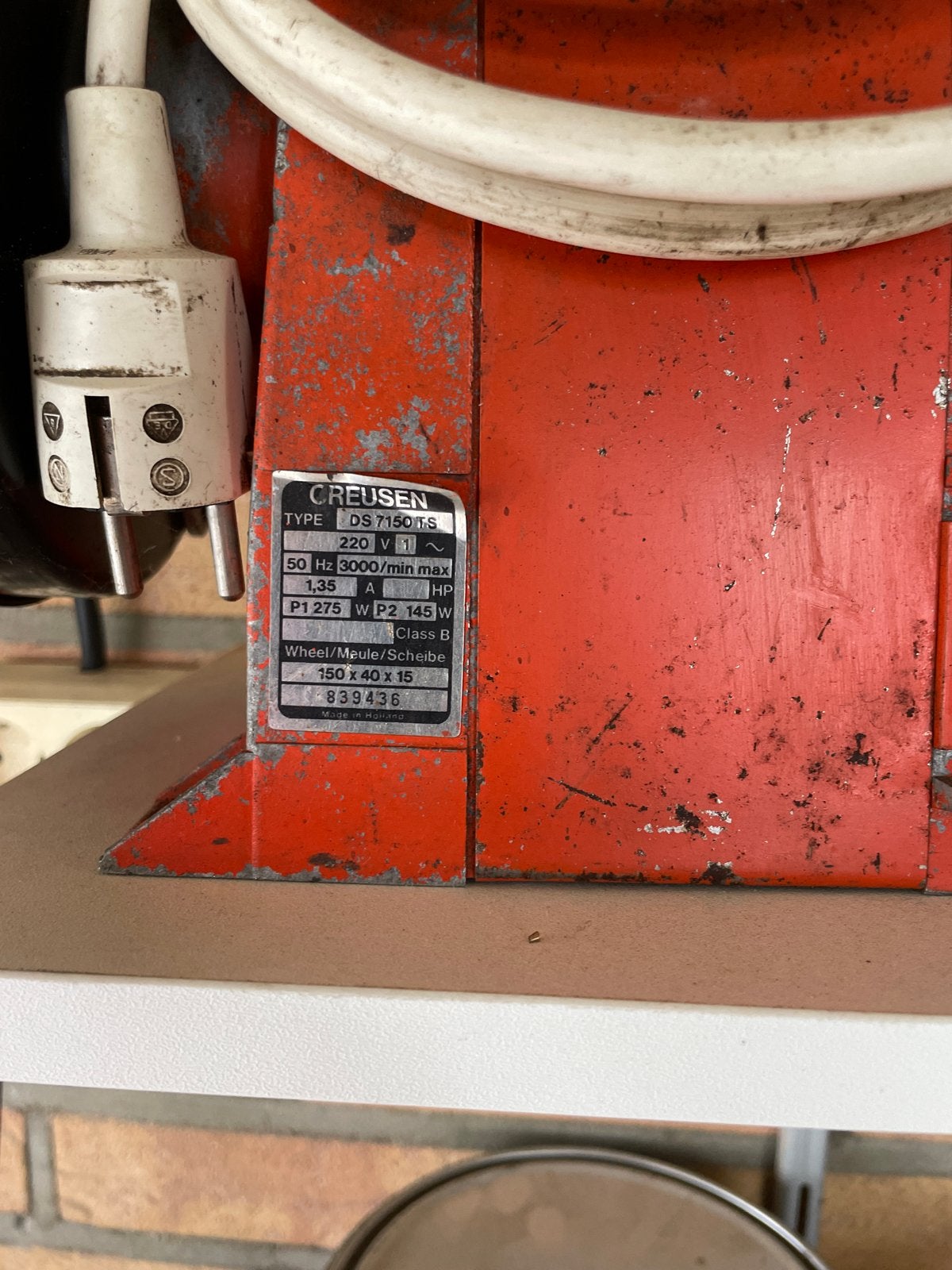 Creusen DS 7150.ms Werkbankslijpmachine - Gebruikt, Doe-het-zelf en Verbouw, Ophalen of Verzenden, Gebruikt, 1000 watt of meer