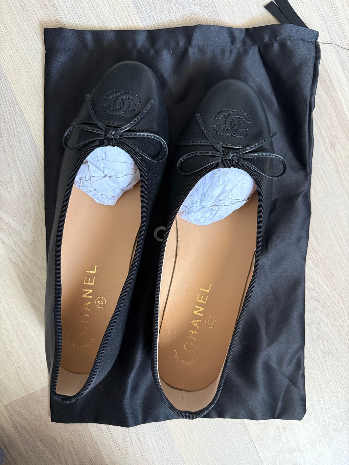 Black ballerinas size 39, Kleding | Dames, Verzenden, Zwart, Nieuw, Ballerina's