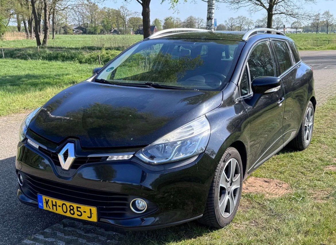 Renault Clio 1.5 DCI EURO 6 Estate 2016 Zwart, Auto's, Voorwielaandrijving, 1160 kg, Stof, 4 cilinders