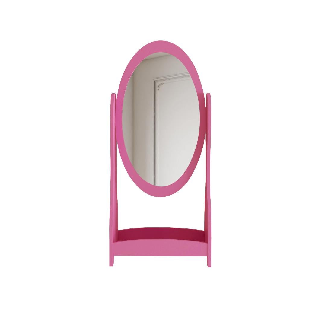 Spiegel kinderkamer - Spiegel roze - Spiegel staand roze, Ophalen, Nieuw, Spiegel