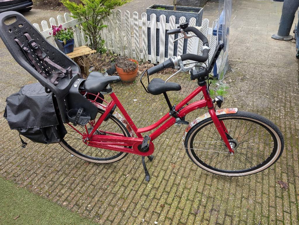 Cortina Roots mamafiets, Fietsen en Brommers, Fietsen | Dames | Moederfietsen, Gebruikt, Overige merken, 53 tot 56 cm, 1 zitje