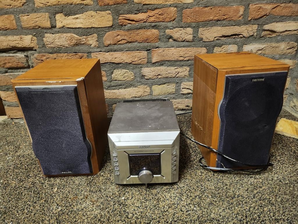 Philips stereo set met speakers, Ophalen
