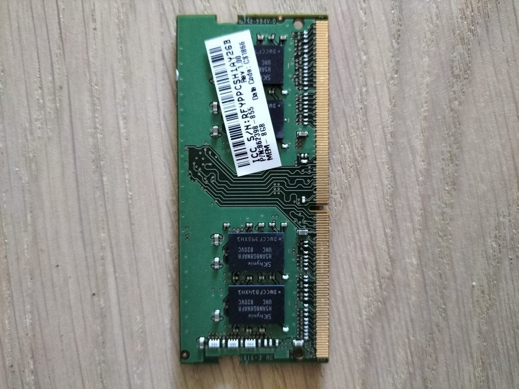 Hynix HMA81GS6AFR8N-UH 8GB DDR4 2400 RAM, DDR4, 8 GB, Ophalen of Verzenden, Zo goed als nieuw
