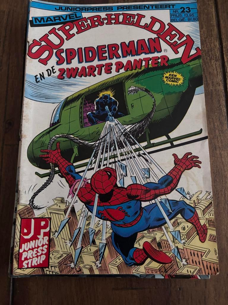 Marvel Superhelden: Spiderman en de Zwarte Panter Nr. 23, Boeken, Strips | Comics, Eén comic, Ophalen of Verzenden, Zo goed als nieuw