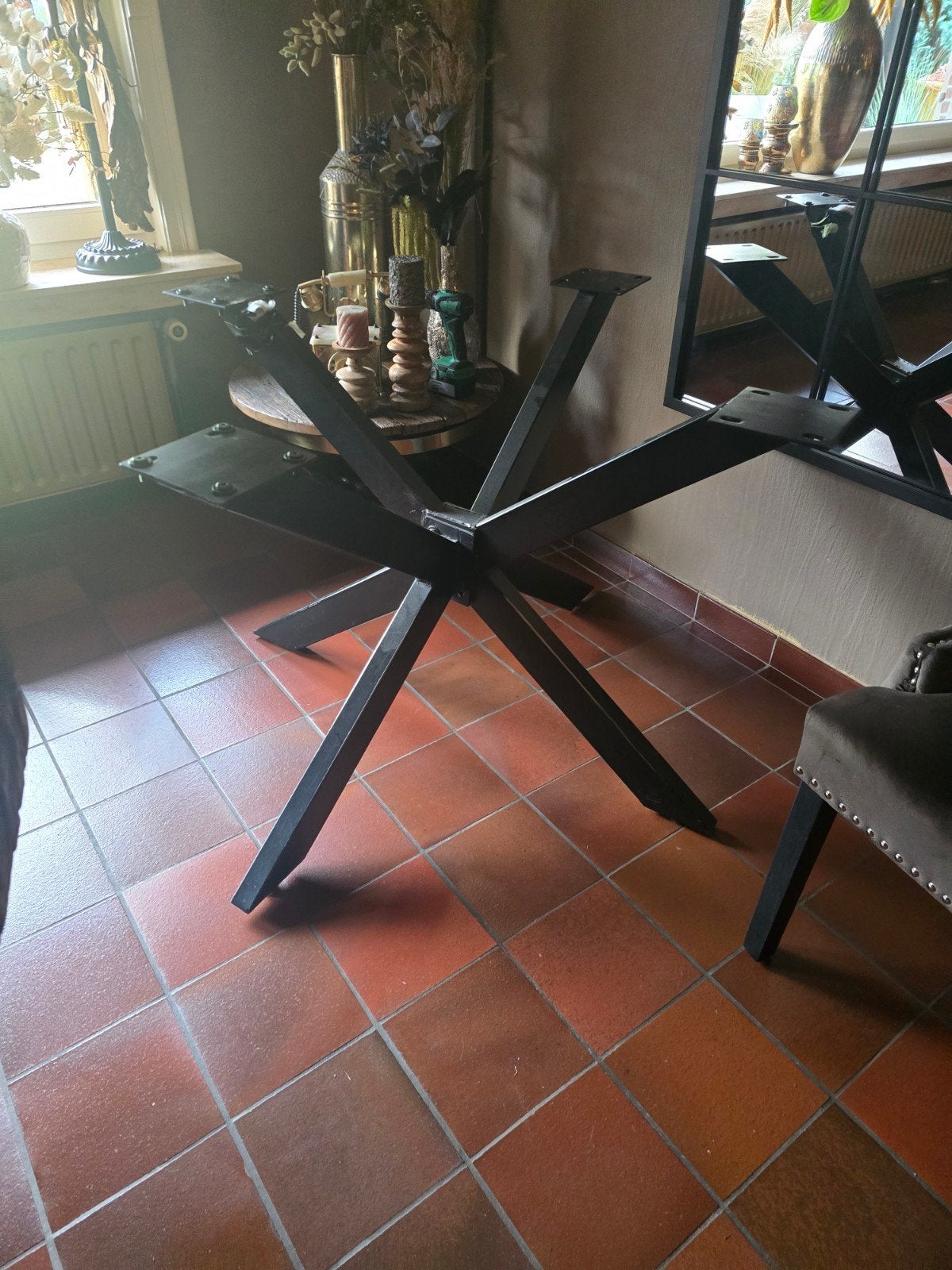 tafel x poot, Ophalen of Verzenden, Rechthoekig, 50 tot 100 cm