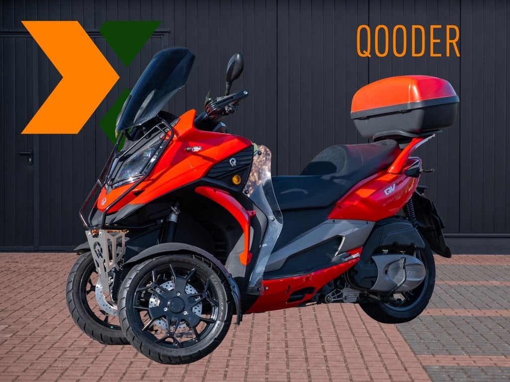 Qooder Quadro QV3 | Topkoffer | Donker windscherm | Valbeuge, Scooter, Jules Verneweg 7
5015 BD  Tilburg, NL, Qooder, Qooder Nederland