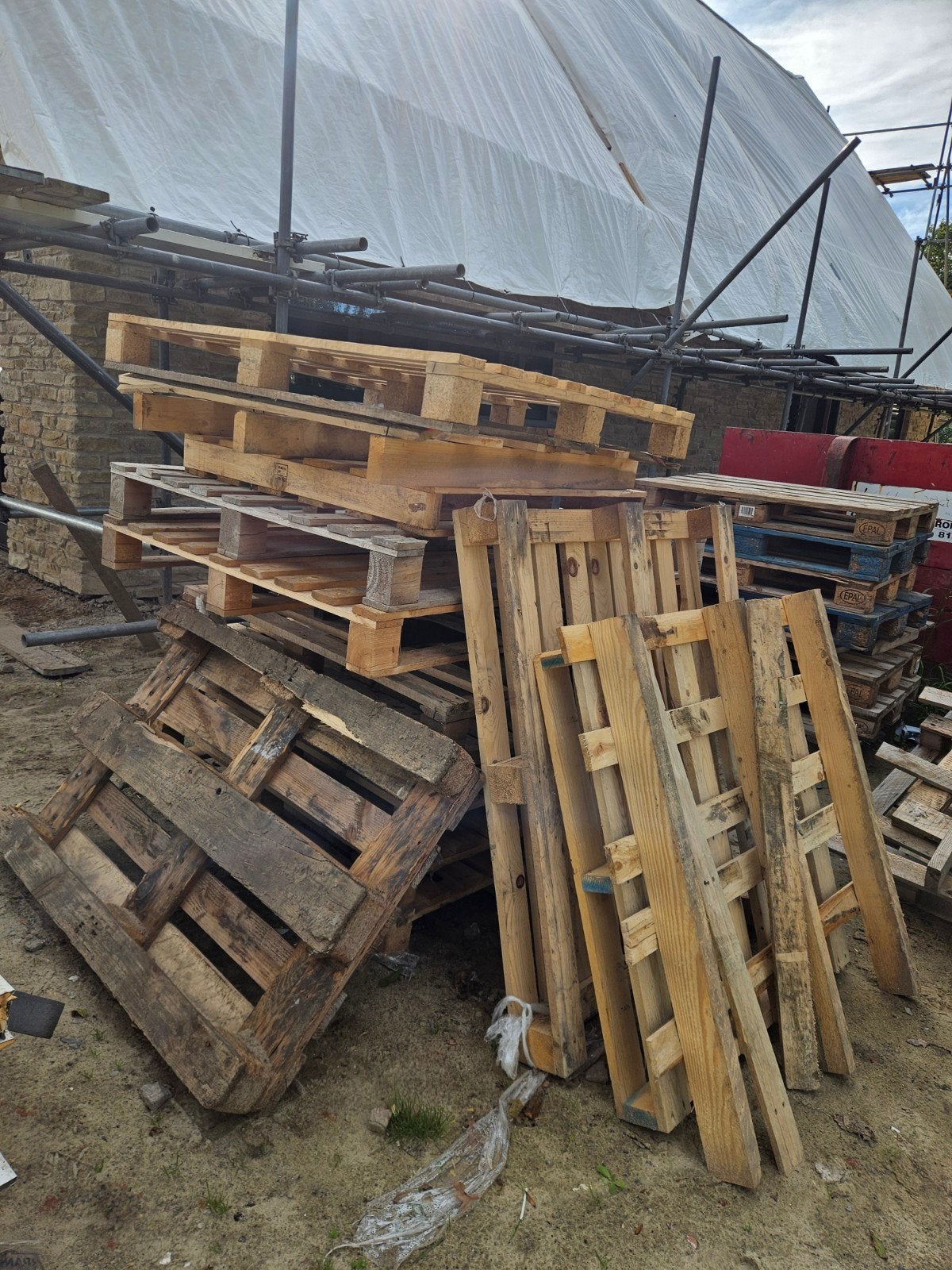 Brandhout gratis afhalen, Ophalen of Verzenden, Zo goed als nieuw, 50 mm of meer, Pallet