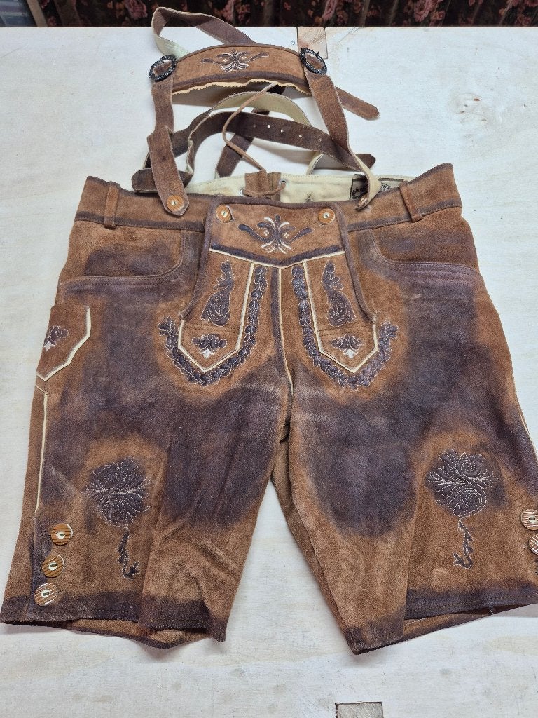 Lederhosen Oktoberfeest, maat 54, Maat 52/54 (L), RetroTex, Ophalen of Verzenden, Kleding