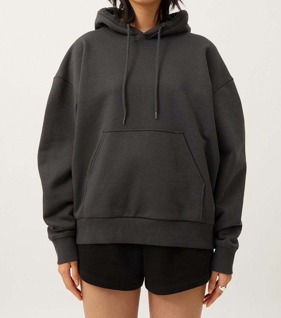 Weekday Alisa oversized hoodie sweater trui donkergrijs S, Nieuw, Weekday, Ophalen of Verzenden, Maat 36 (S)